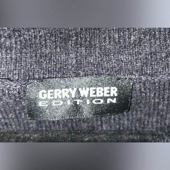 Gerry Weber Charcoal Gray Sweater Dress - Size 40 (equivalent to women’s 8-10) - Picture 4 of 8